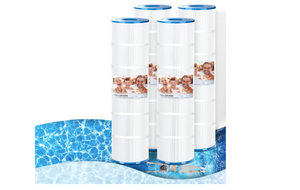 lot 20 image: 4 Pack Pool Filter Cartridge Replacement for Jandy CL460 CV460, Pleatco Advanced PJAN115, Unicel C-7468, Filbur FC-0810, A0558000, R0554600-Certified with NSF50 for Material Safety(115 Sq.ft)