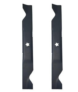 lot 265 image: 2PCS YTH22V46 46 inch Mower Blades Compatible with Craftsman, Husqvarna, Poulan Z246 YTH20K46 YTH21K46 YTH22K46 YTA22V46 RZ4623 YT3000 with 46 Deck Replace OE 405380, 532405380