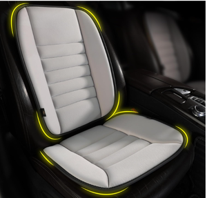 lot 278 image: kingphenix Car Seat Cushion with Back Support Pillow Enhanced Comfort Memory Foam Design for Pain Relief, Ideal for Drivers and Office Use - Ergonomic Lumbar Comfort for Long Sitting - Gray
