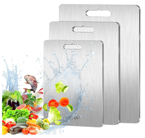 lot 287 image: suyife Titanium Cutting Board, Set of 3