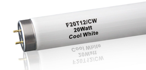lot 290 image: (6Pack) F20T12CW 20 Watt Cool White 24Inch Fluorescent Light Bulbs,T12 20W 24 Inch Fluorescent Tube,4100K