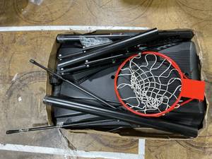 lot 170 image: Lifetime 46-Inch Shatterproof Portable Basketball Hoop with Quick Adjust & Classic Rim  Model 90584-Outdoor Play