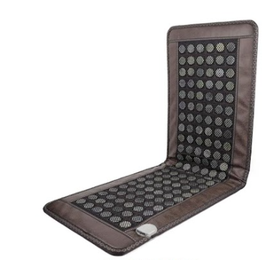 lot 307 image: Far Infrared Heating Pad, Natural Jade and Tourmaline Heating Mat Electric Stone Heating Mattress Full Body Relax for Neck and Back Pain Relief