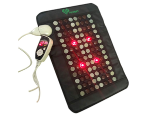 lot 314 image: Far Infrared Heating Pad, Natural Jade and Tourmaline Heating Mat Electric Stone Heating Mattress Full Body Relax for Neck and Back Pain Relief, Measures  37 x 21