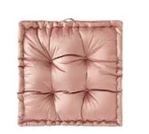 lot 175 image: Home Decor Collection Stylehouse 20 x 20 Old Rose Decorative Floor Pillow