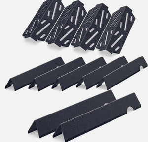 lot 196 image: Grill Flavorizer Bars for Weber Genesis II E-410, S-410, LX E-440, S-440, Weber Genesis 2 66041, 66033, 66796, Heat Deflectors BBQ Gas Grill Replacement Parts, 17 Porcelain Steel Flavor Bars