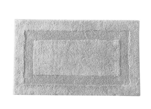 lot 480 image: 34 in. x 21 in. Gray Cotton Long Branch Reversible Bath Rug