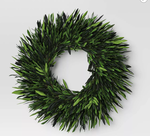 lot 486 image: Preserved Olive Leaf Wreath - Threshold