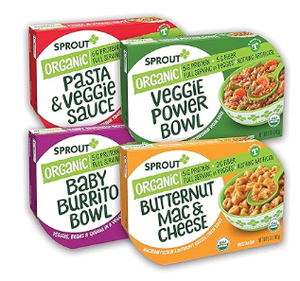 lot 494 image: Sprout Organic Burrito Bowl with Beans & Quinoa Baby Food, 5 Oz Bowl