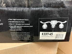 lot 37 image: Casablanca Ceiling Fan Light Fixture
