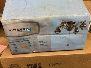 lot 38 image: Kichler Universal 4 Light Fitter