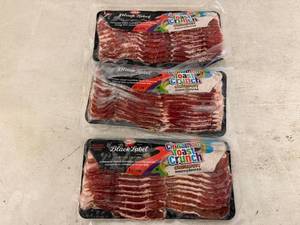 lot 61 image: 3x 12oz Hormel Black Label Bacon-Cinnamon Toast Crunch