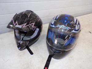 lot 65 image: Pair of Helmets