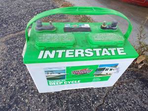 lot 77 image: Interstate Marine  RV Deep Cycle Cranking Battery