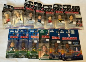 lot 98A image: (13) NHL, NBA, NFL, MLB Headliner Figure Lot