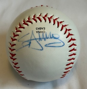 lot 113 image: Miguel Sano Signed Rawlings Official League Ball Minnesota Twins