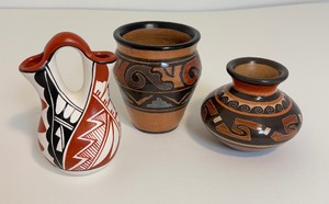 Southwestern Native Pottery Lot Signed
