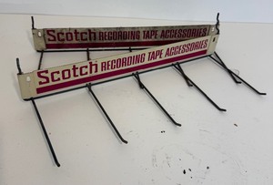 lot 38 image: A Pair of Vintage 3M Recording Tape Accessories Hanging Displays