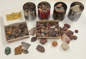 lot 66 image: LARGE AND UNSEARCHED RAW Agate and Geode  Nodule lot 1