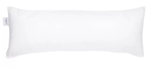 lot 17 image: Lumbar Down Alternative White Bed Pillow - 16 x 44  BOKSER HOME