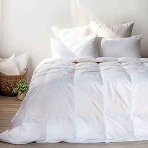 lot 27 image: BOKSER Home All Season Feather & Down Duvet Comforter Insert by King - Cal King
