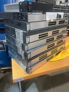lot 19BCM image: Cisco Switches 9 Assorted Pieces Untested (589462)
