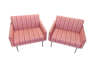 lot 6 image: 2 Geiger  Herman Miller Tuxedo Chairs