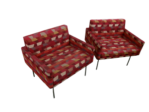 lot 7 image: 2 Geiger Herman Miller Guest Chairs