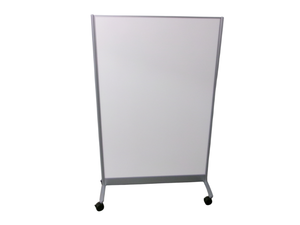 lot 31 image: Double Sided Magnetic Whiteboard on Wheels