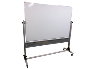 lot 177 image: Double Sided Magnetic Whiteboard on Wheels