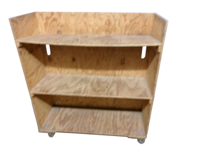 lot 183 image: Wood Cart on Wheels