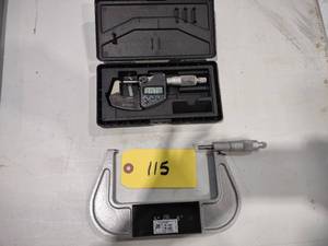 lot 115 image: (2) Micrometers...