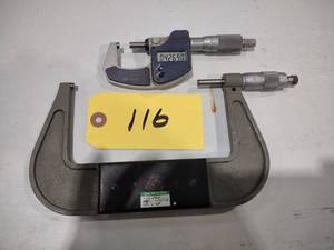 lot 116 image: (2) Micrometers...