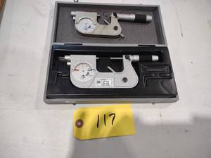 lot 117 image: (2) Micrometers...