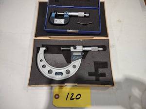 lot 120 image: (2) Micrometers...