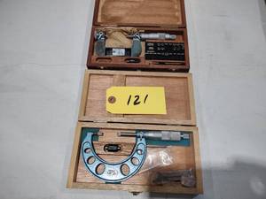 lot 121 image: (2) Micrometers...
