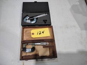 lot 124 image: (2) Micrometers...