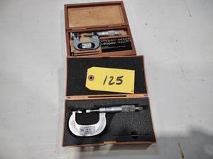 lot 125 image: (2) Micrometers...