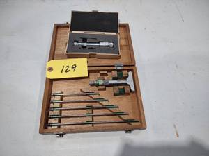 lot 129 image: (2) Micrometers...