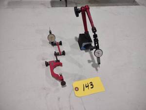lot 143 image: Quill Mount Indicator & Magnetic Ba...