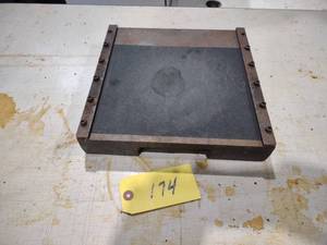 lot 174 image: Cast Iron Table, 12x12...