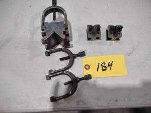 lot 184 image: (3) Assorted V-Blocks...