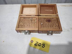 lot 208 image: (2) Meyer Plug Gage Set, ..011-.60...