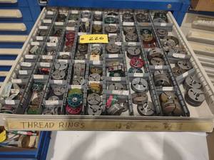 lot 226 image: Assorted Thread Rings, Will Be Boxe...