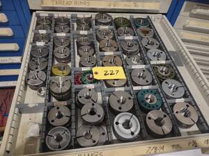 lot 227 image: Assorted Thread Rings, Will Be Boxe...