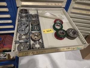 lot 228 image: Assorted Thread Rings, Will Be Boxe...