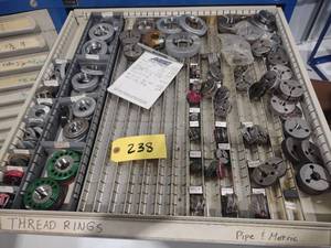 lot 238 image: Assorted Thread Rings, Will Be Boxe...