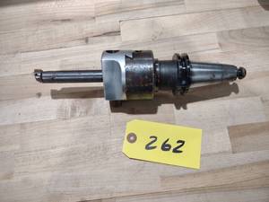 lot 262 image: Cat 40 Toolholder with 3 Boring He...