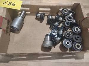 lot 286 image: (2) Tap Heads with Collets...