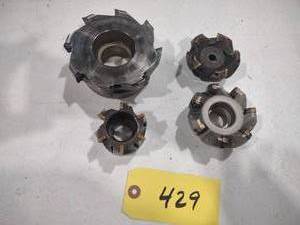 lot 429 image: (4) Face Mills...